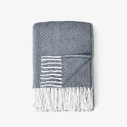 Goldea pamut takaró mozaik - zafír kék 140 x 200 cm