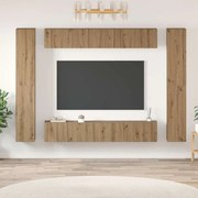 TV szekrény garnitúra 10 pcs kézműves tölgy 30.5 x 30 x 90 cm