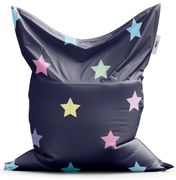 Classic babzsák csillagok kéken - gyerek, színes