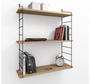 ARMONI fali polc 85x72 cm bézs/barna