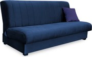 Ágyazható kanapé sötétkék színben, velúr kárpittal SIGMA