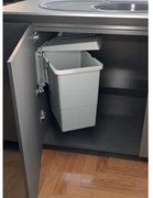 Hulladékgyüjtő Elletipi SWING 2.0, kifordítható, szürke, 24L