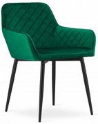 Zöld bársony szék NOLA