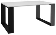 Salon Loft modern dohányzóasztal, fehér-fekete