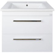 TMP VIVA 55 fali fürdőszobabútor - Sanovit ATRIA 9055 porcelán mosdóval - 55x45,5 cm