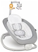 Lionelo - Baba vibrációs ringató dallammal PASCAL szürke