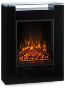 Klarstein Studio-5, elektromos kandalló, forrólevegős ventilátor, 900/1800 W, távirányító, fekete