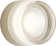 Design fali lámpa bézs színben opálüveggel IP44 - Michele