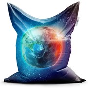 Classic babzsák föld az űrben, színes