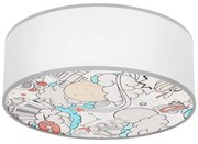 Gyerek mennyezeti lámpa KIDDY 2xE27/40W/230V fehér/bézs