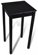 vidaXL fekete MDF bárasztal 55 x 55 x 107 cm