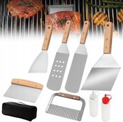 Grill Tartozék Készlet 8 Részes szabadtéri piknik grillezéshez