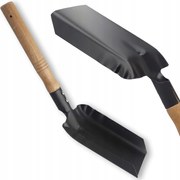 Fém Lapát Fa Nyéllel 37CM-ES Lapát Kerti Ház Lapát