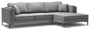 Attilio szürke sarokkanapé, jobb oldali - Milo Casa