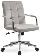 ASTRO forgószék szürke bársony