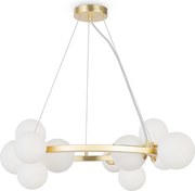 Maytoni MOD545PL-11BS - Csillár zsinóron DALLAS 11xG9/28W/230V arany