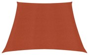 terrakotta HDPE napvitorla 160 g/m² 3/4 x 2 m