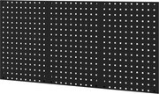 Fekete fém szerszámtábla, 1200x600x10 mm: PAULA All Black
