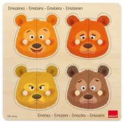 Mit érez Macika? - párosító puzzle, GOULA 24 hó+