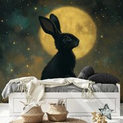 Fotótapéta - Nyúl a holddal (147x102 cm)