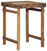 Étkezőasztal 55x60x76 cm Tömör Fa Újrahasznosított