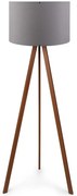 Állólámpa AYD 1xE27/60W/230V szürke/barna