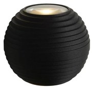 Lucide 17804/06/30 - LED kültéri fali lámpa AYO 2xLED/3W/230V fekete