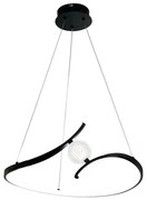 LED Csillár zsinóron PERLA LED/34W/230V fekete