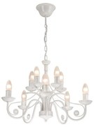 Csillár láncon DONATO 10xE14/40W/230V