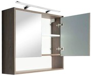 Luna 80 felső tükrös szekrény, Sonoma tölgy