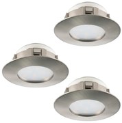 Eglo 95816 - SET 3x LED Beépíthető lámpa PINEDA 1xLED/6W/230V