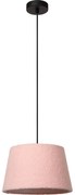 Lucide 10416/01/66 - Csillár zsinóron WOOLLY 1xE27/60W/230V rózsaszín