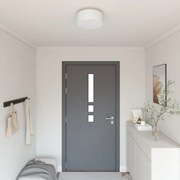 Mennyezeti Lámpák Flush Mount Fehér Ø 30 cm Szövet E27