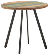 tömör újrahasznosított fa étkezőasztal 80 cm