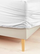 Homa jersey gumis lepedő TOP white