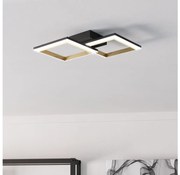 Eglo 901225-LED Dimmelhető mennyezeti lámpa CALLIERA LED/18,4W/230V fekete/arany 901225