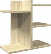 vidaXL sonoma tölgy színű szerelt fa asztali szervező 42x21,5x42 cm