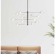 Ideal Lux - LED Csillár rúdon EQUINOXE 12xG4/2W/230V átm. 124 cm króm/átlátszó