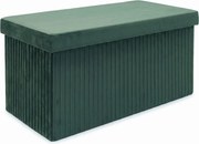 MALAGA összehajtható tárolós puff 76 cm ,zöld