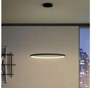 Redo 01-2677- LED Dimmelhető csillár zsinóron ICONIC LED/60W/230V átm. 78 cm fekete