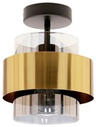 Felületre szerelhető csillár SPIEGA 1xE27/60W/230V arany/fekete