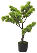 zöld cserepes mű fenyőbonsai 60 cm