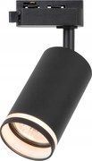 Pipe Ring Track lámpatest fekete 1xGU10