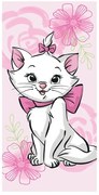 Rózsaszín pamut gyerek fürdőlepedő 70x140 cm Marie Cat – Jerry Fabrics
