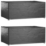 2 db téglalap alakú kerti bútorhuzat 8 fűzőlyukkal 180x122x75cm