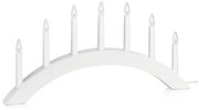 Markslöjd 704830 - Karácsonyi gyertyatartó  ATLE 7xE10/3W/230V fehér
