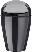 Koziol DEL S Kozmetikai szemeteskosár, 5 l,černá