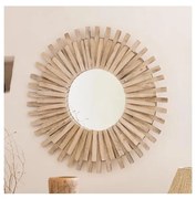 Atmosphera - Fali tükör MANON átm. 88 cm fenyő