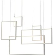 Redo 01-2316 - PLANA LED, dimmelhető, kábelre akasztható függeszték, 80W/230V, fehér