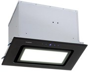 Klarstein Hektor Brilliant Edition, beépíthető páraelszívó, 52 cm, 506 m³/ó, érintőképernyős, fekete